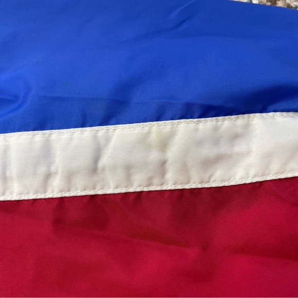 VTG 90s MacGregor Blue Red White Colorful Men’s Full Zip Windbreaker Jacket sz L - Picture 9 of 13